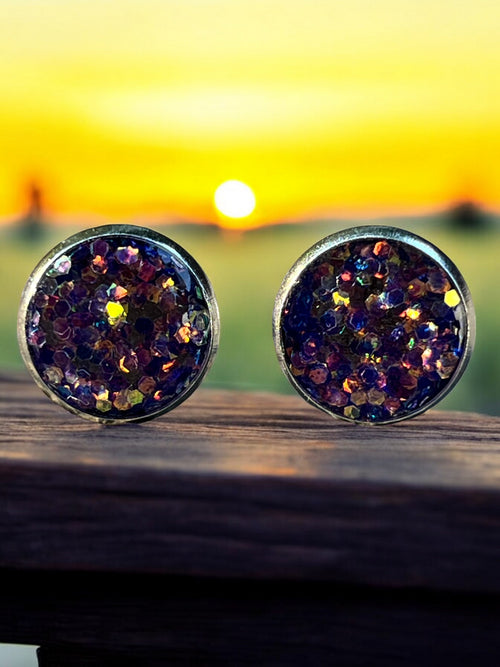 12mm Arabian Nights Studded Earrings