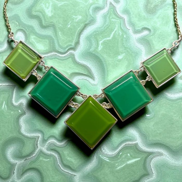 Vintage-Style Geometric Necklace