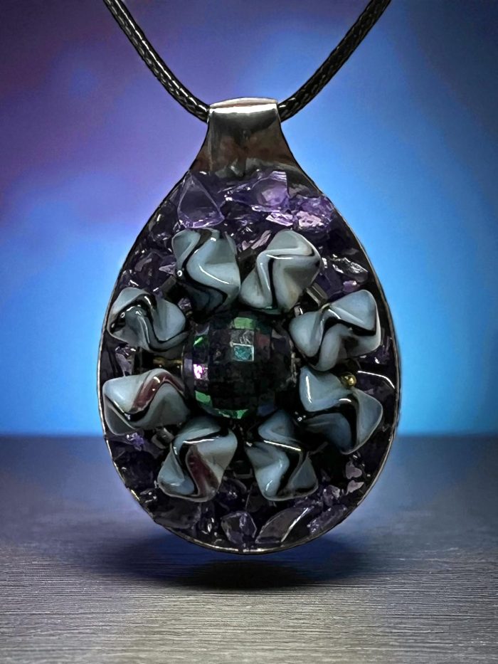 Purple Haze Spoon Necklace